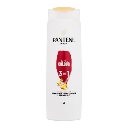 Pantene Lively Colour 3 in 1 šampon, kondicionér a maska pro barvené vlasy 360 ml pro ženy