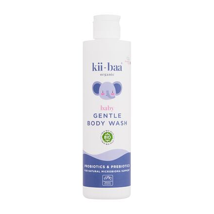 Kii-Baa Organic Baby Gentle Body Wash šetrný sprchový gel s probiotiky a prebiotiky 250 ml pro děti