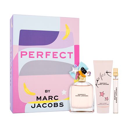 Marc Jacobs Perfect 3: EDP 100 ml + tělové mléko 75 ml + EDP 10 ml pro ženy