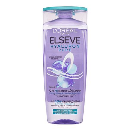 L'Oréal Paris Elseve Hyaluron Pure šampon pro vlasy s mastnými kořínky a suchými konečky 250 ml pro ženy