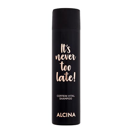 ALCINA It´s Never Too Late! Coffein Vital Shampoo kofeinový revitalizační šampon 250 ml pro ženy
