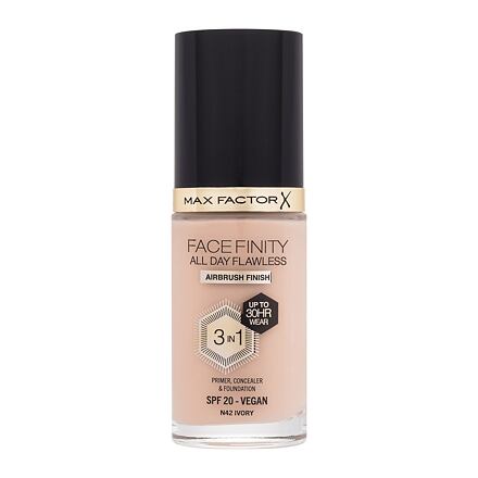 Max Factor Facefinity All Day Flawless SPF20 tekutý make-up s uv ochranou 30 ml odstín N42 Ivory