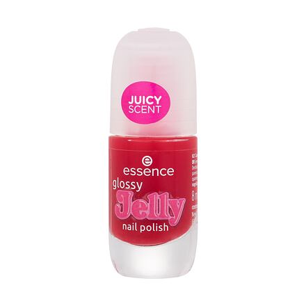Essence Glossy Jelly lak na nehty s ovocnou vůní 8 ml odstín 02 Candy Gloss