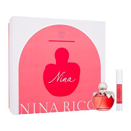 Nina Ricci Nina : EDT 50 ml + rtěnka Jumbo Lipstick Matte 2,5 g Iconic Pink pro ženy
