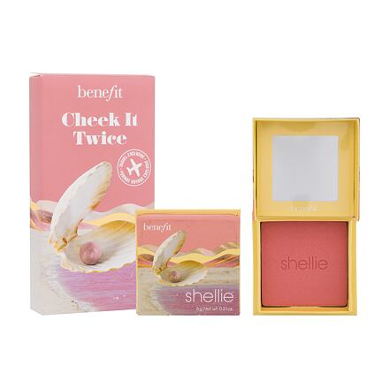 Benefit Shellie Blush Cheek It Twice odstín Warm Seashell-Pink : tvářenka 2 x 6 g