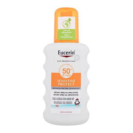Eucerin Sun Kids Sensitive Protect Sun Spray SPF50+ voděodolný sprej na opalování 200 ml