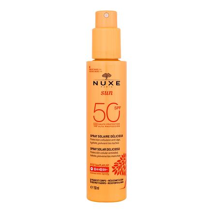 NUXE Sun Delicious Spray SPF50 opalovací mléko ve spreji na tělo a obličej 150 ml