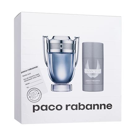 Paco Rabanne Invictus 1: EDT 100 ml + deostick 75 ml pro muže