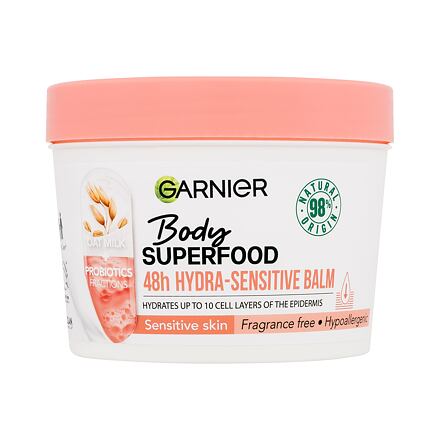 Garnier Body Superfood 48h Hydra-Sensitive Balm Oat Milk + Prebiotics hydratační tělový balzám s ovesným mlékem 380 ml pro ženy