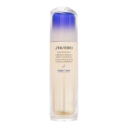 Shiseido Vital Perfection LiftDefine Radiance Night Concentrate noční pleťové sérum proti stárnutí 80 ml 80 ml pre ženy