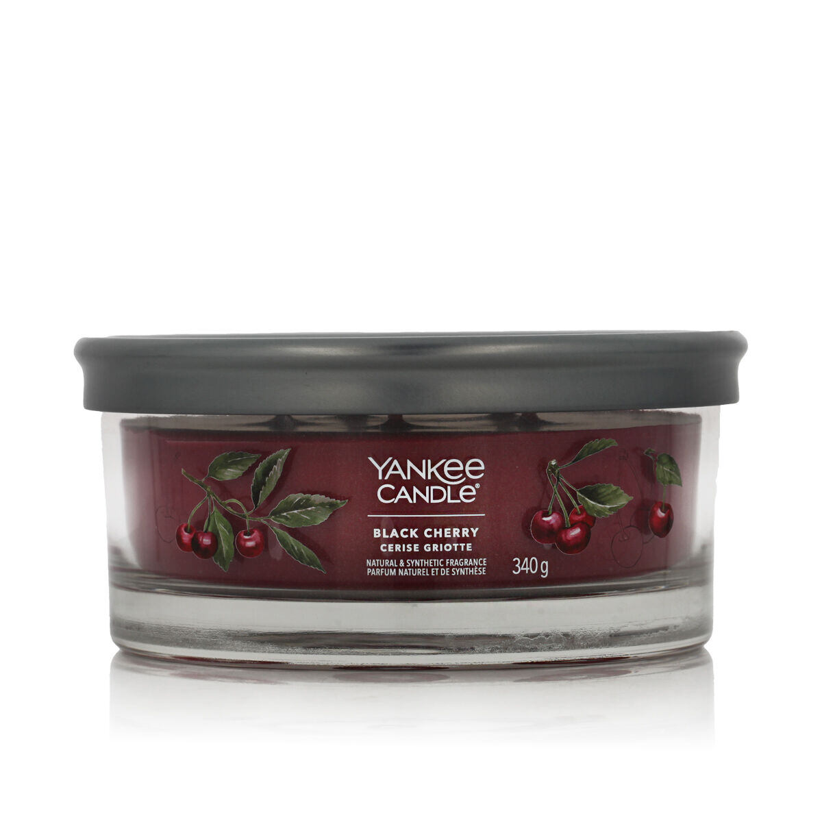 Yankee Candle Signature Black Cherry vonná svíčka 340 g 340 g