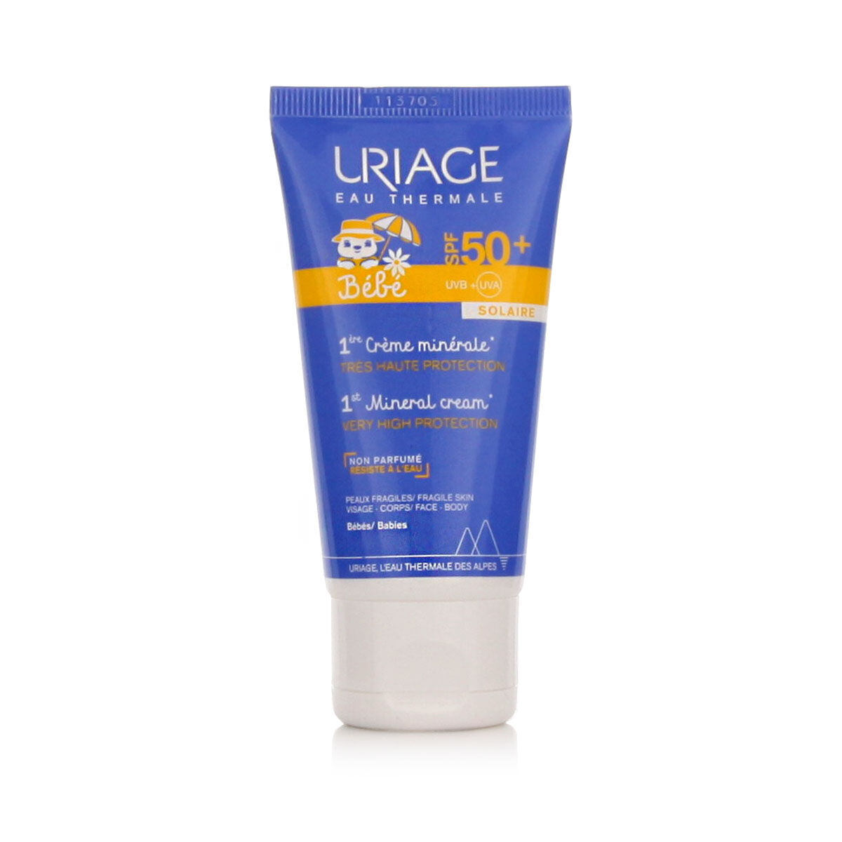 Uriage Bébé 1st Mineral Cream SPF50+ opalovací krém pro kojence a batolata 50 ml 50 ml