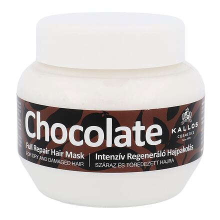 Kallos Cosmetics Chocolate maska pro suché a poškozené vlasy 275 ml pro ženy