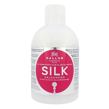Kallos Cosmetics Silk šampon pro vlasy poškozené chemickými úpravami 1000 ml pro ženy