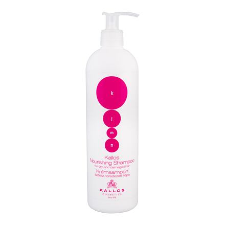Kallos Cosmetics KJMN Nourishing vyživující šampon pro poškozené a suché vlasy 500 ml pro ženy