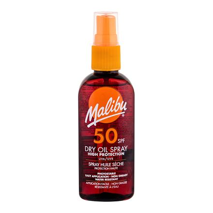 Malibu Dry Oil Spray SPF50 voděodolný sprej na opalování 100 ml