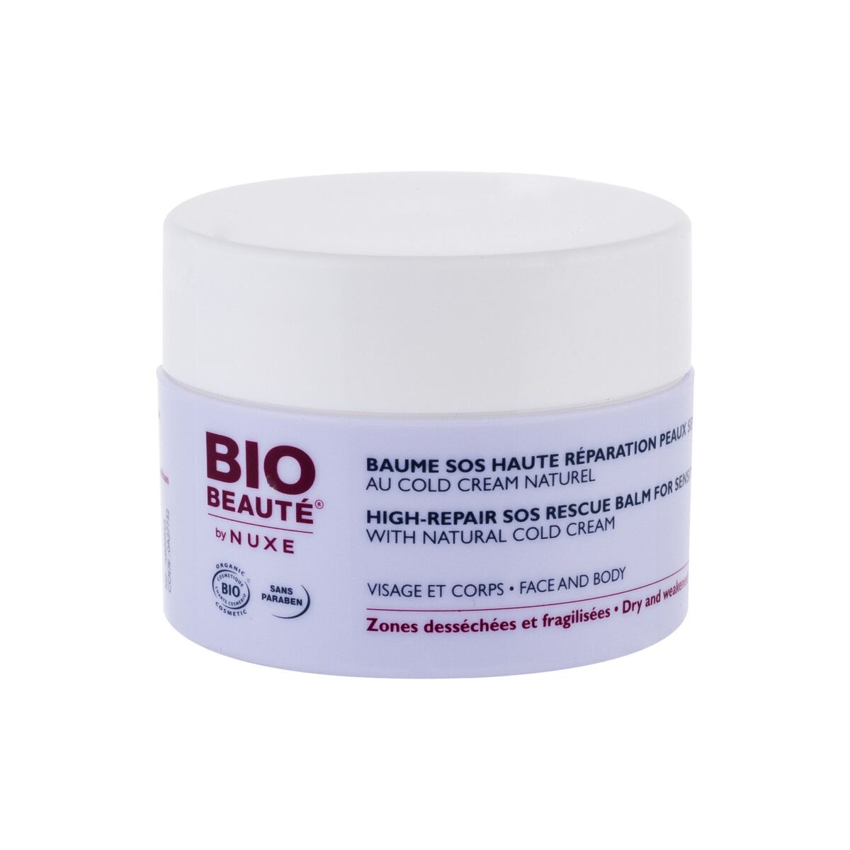 NUXE BIO BEAUTÉ High-Repair SOS Rescue tělový balzám pro regeneraci suché pokožky 50 ml pro ženy