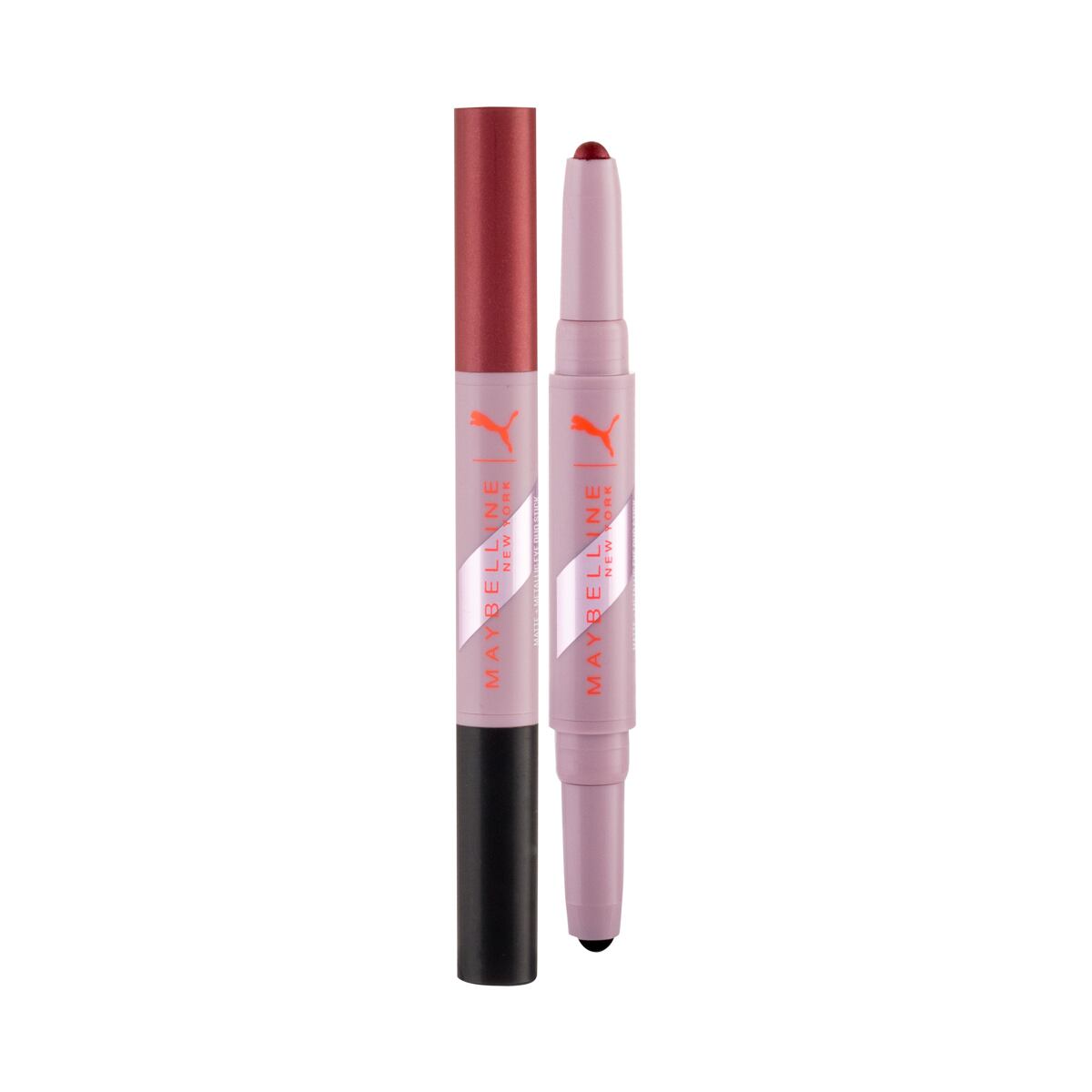 Maybelline Puma X Maybelline Matte + Metallic Eye Duo Stick oční stíny v tužce 1,65 g odstín 04 Goals + Courage