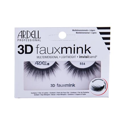 Ardell 3D Faux Mink 854 vícevrstvé umělé řasy odstín Black
