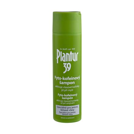 Plantur 39 Phyto-Coffein Fine Hair fyto-kofeinový šampon pro jemné vlasy 250 ml pro ženy
