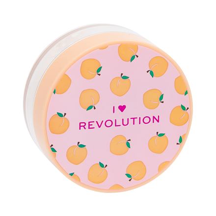 I Heart Revolution Loose Baking Powder jemný pudr pro zmatnění a fixaci make-upu 22 g odstín Peach