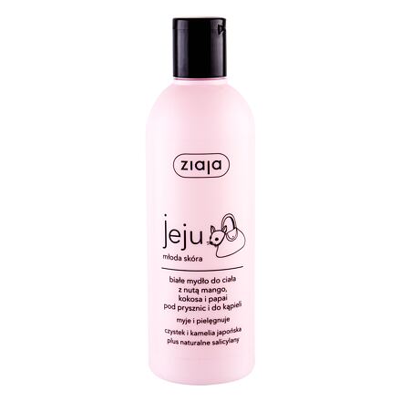 Ziaja Jeju White Shower Gel sprchový a mycí gel pro mladou pleť 300 ml pro ženy