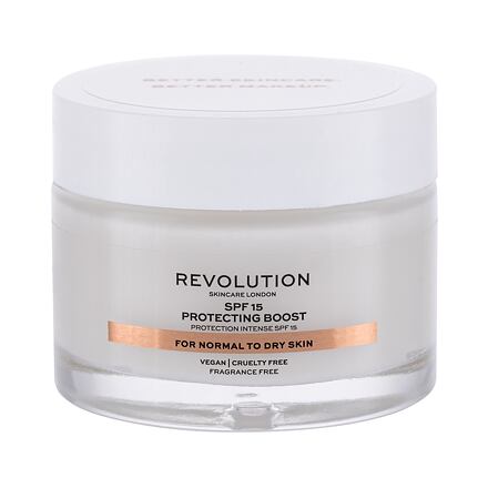 Revolution Skincare Moisture Cream Normal to Dry Skin SPF15 hydratační krém pro normální až suchou pleť 50 ml pro ženy