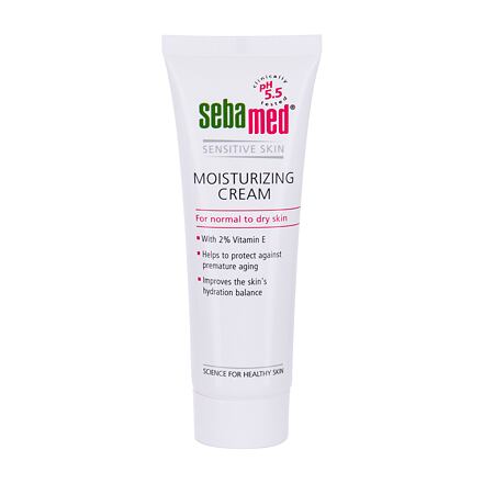SebaMed Sensitive Skin Moisturizing hydratační krém s vitamínem e pro citlivou pleť 50 ml pro ženy
