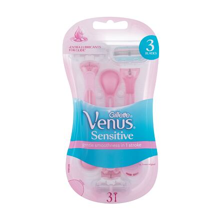 Gillette Venus Sensitive : jednorázový holicí strojek 3 ks pro ženy