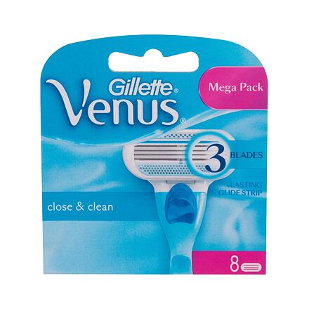 Gillette Venus Close & Clean náhradní břit 8 ks pro ženy