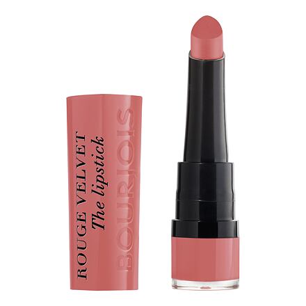 BOURJOIS Paris Rouge Velvet The Lipstick matná rtěnka 2.4 g odstín 02 Flaming´rose