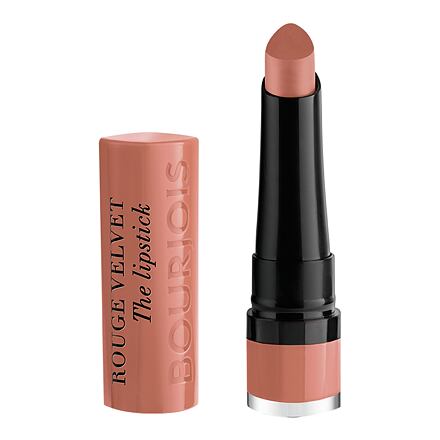 BOURJOIS Paris Rouge Velvet The Lipstick matná rtěnka 2.4 g odstín 01 hey nude!