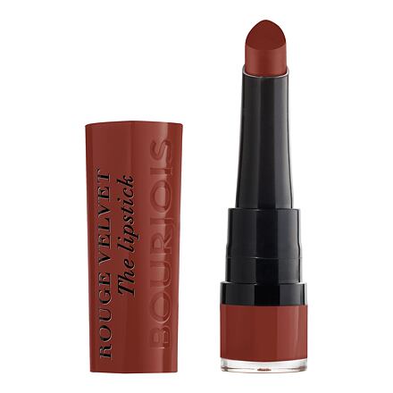 BOURJOIS Paris Rouge Velvet The Lipstick matná rtěnka 2.4 g odstín 12 brunette