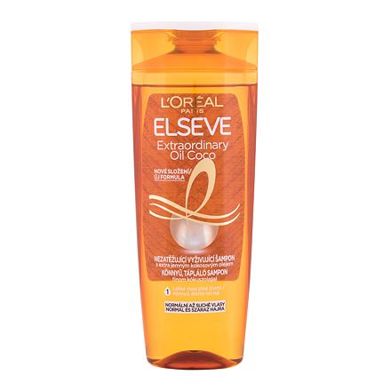 L'Oréal Paris Elseve Extraordinary Oil Coco Weightless Nourishing Balm vyživující šampon pro normální až suché vlasy 400 ml pro ženy