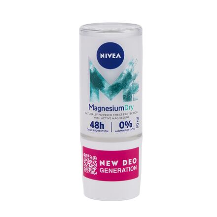 Nivea Magnesium Dry Fresh deodorant roll-on antiperspirant bez obsahu hliníku 50 ml pro ženy