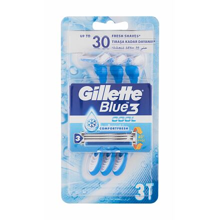 Gillette Blue3 Cool jednorázová holítka 3 ks pro muže