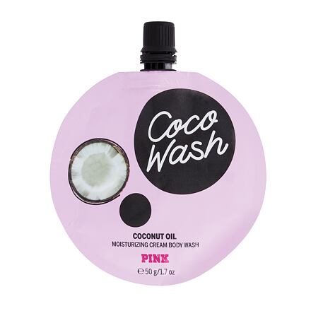 Pink Coco Wash Coconut Oil Cream Body Wash Travel Size hydratační sprchový krém s kokosovým olejem 50 ml pro ženy