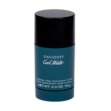 Davidoff Cool Water Alcohol Free deostick bez obsahu hliníku 70 g pro muže