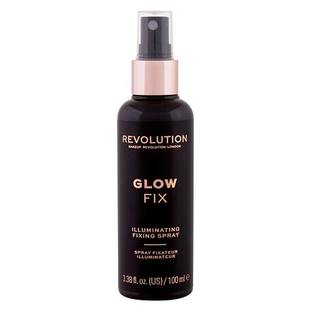 Makeup Revolution London Glow Fix Illuminating Fixing Spray rozjasňující fixační sprej 100 ml