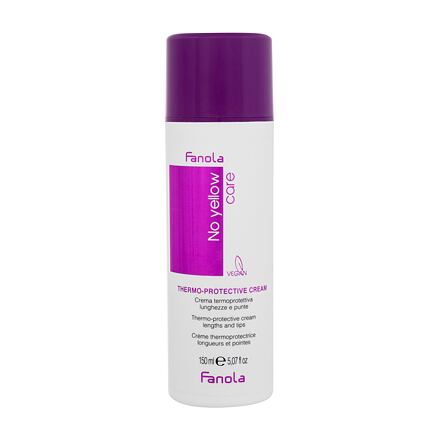 Fanola No Yellow Care Thermo-Protective Cream termoochranný krém pro blond vlasy 150 ml pro ženy