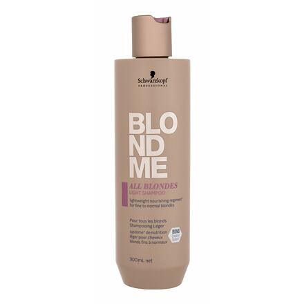 Schwarzkopf Professional Blond Me All Blondes Light vyživující šampon pro jemné a normální blond vlasy 300 ml pro ženy
