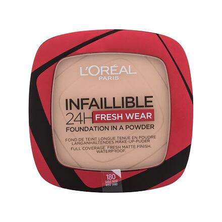 L'Oréal Paris Infaillible 24H Fresh Wear Foundation In A Powder dlouhotrvající pudrový make-up 9 g odstín 180 Rose Sand