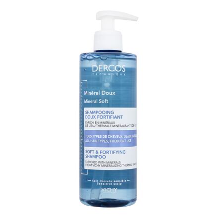 Vichy Dercos Mineral Soft minerální šampon pro všechny typy vlasů 400 ml pro ženy