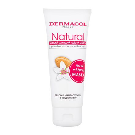 Dermacol Natural Almond Face Mask výživná pleťová maska 100 ml pro ženy