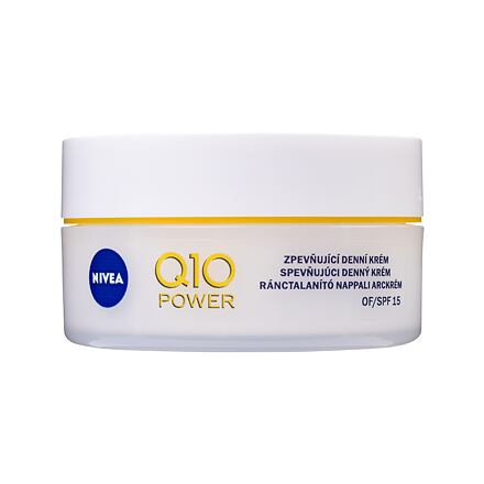 Nivea Q10 Power Anti-Wrinkle + Firming SPF15 protivráskový zpevňující krém pro normální pleť 50 ml pro ženy