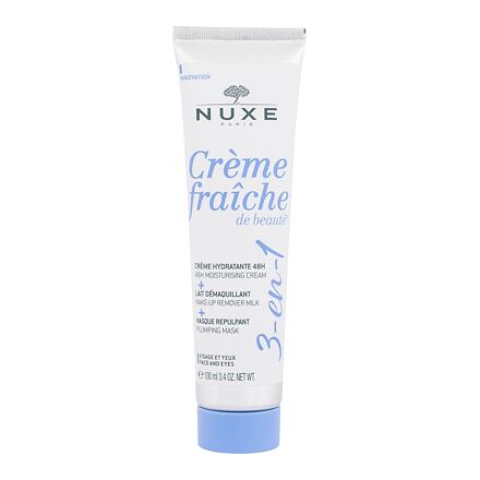 NUXE Creme Fraiche de Beauté 3-In-1 Cream & Make-Up Remover & Mask víceúčelový pleťový krém 3 v 1 100 ml pro ženy