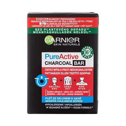 Garnier Pure Active Charcoal Bar čisticí mýdlo pro problematickou pleť 100 g unisex