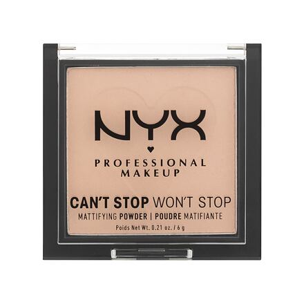NYX Professional Makeup Can't Stop Won't Stop Mattifying Powder zmatňující pudr 6 g odstín 03 Light Medium