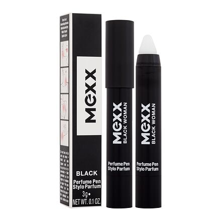 Mexx Black 3 g parfémovaná tužka miniatura pro ženy