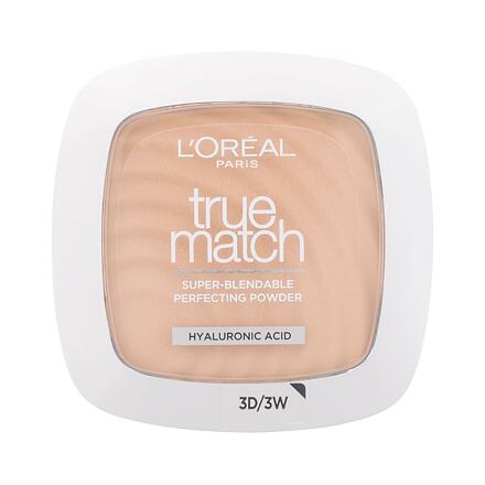 L'Oréal Paris True Match jemný pudr pro přirozený vzhled 9 g odstín 3.D/3.W Dore Warm